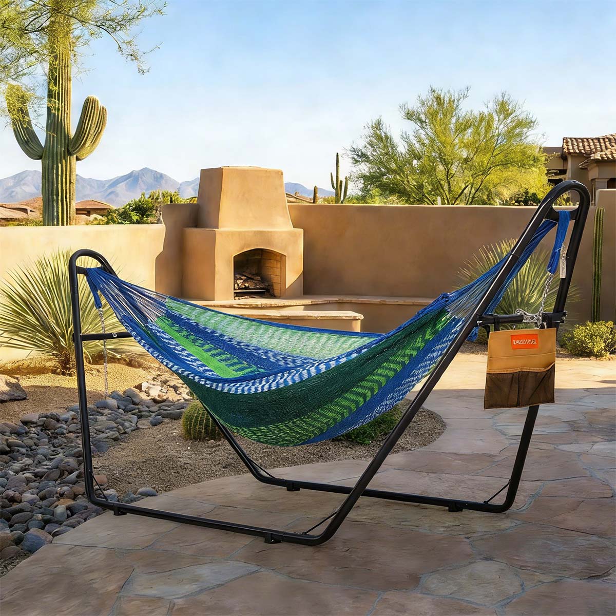 ニ*チ様 ［新品未使用］the Hammock medium ハンモック Mayan Hammock with Stand | Hand-Woven Comfort ← Lazy Daze Hammocks