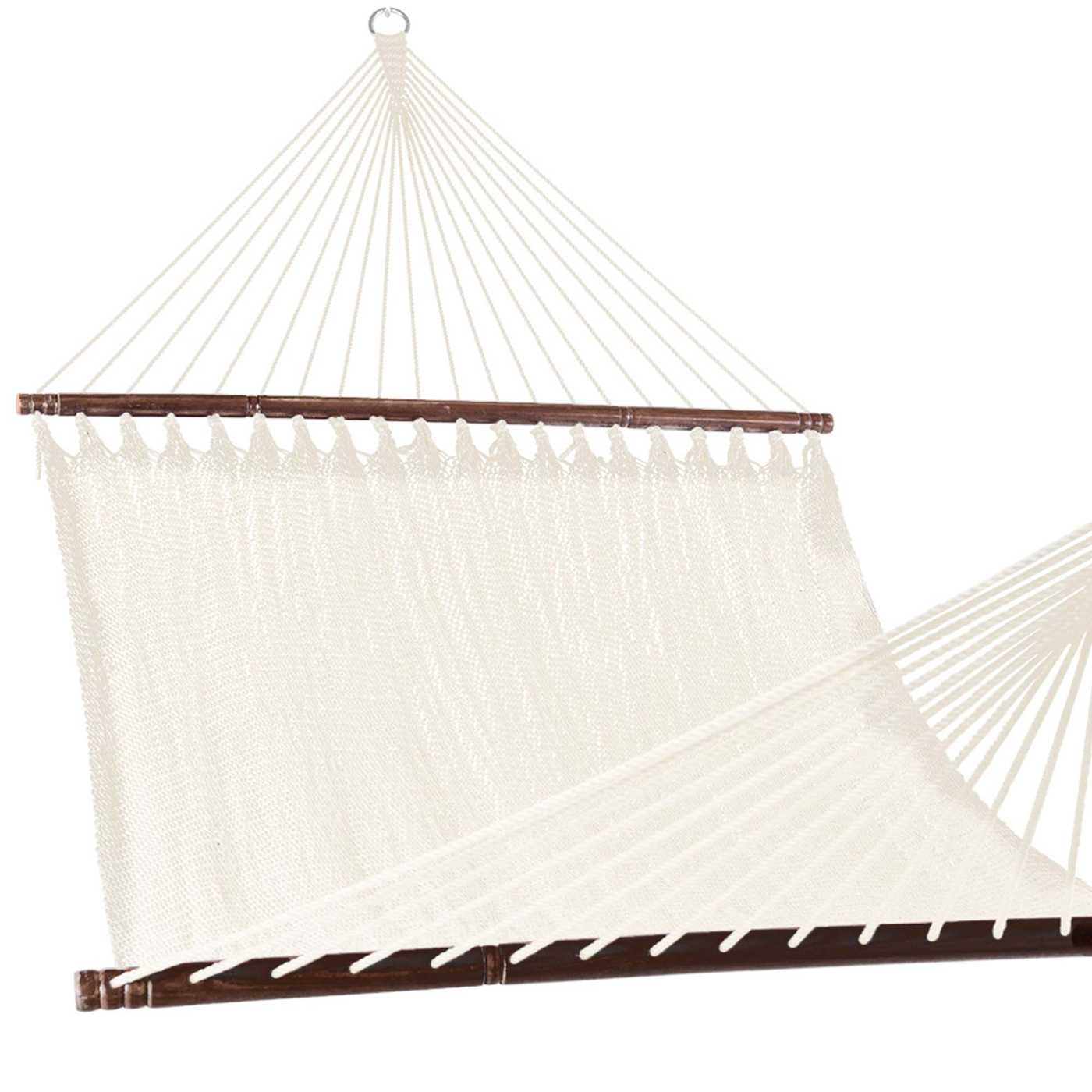 Double Caribbean Rope Hammock#color_gream