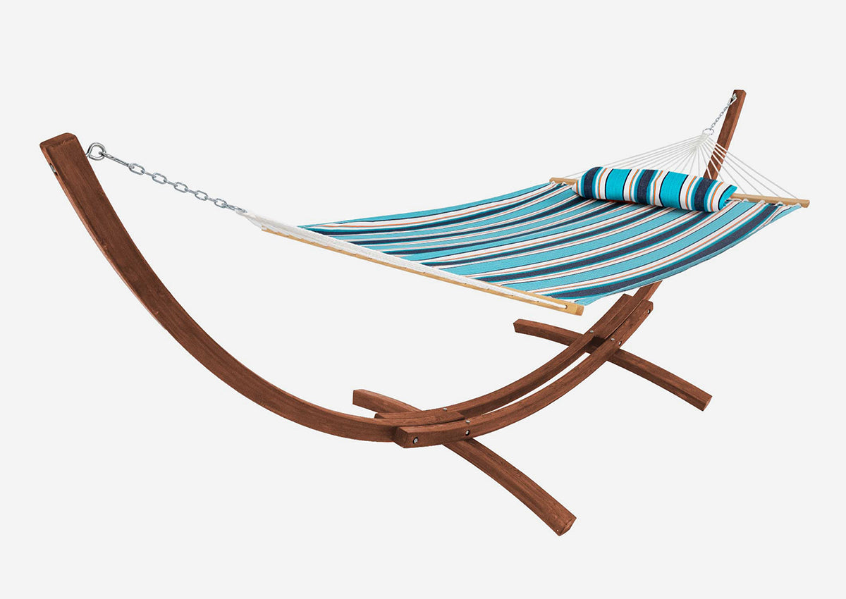Sunbrella Single-layer Hammock With Stand on a background