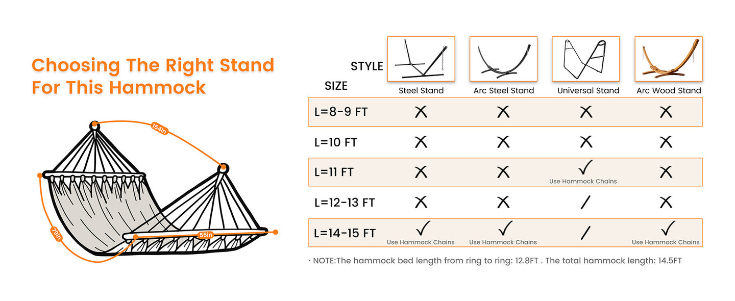 Which hammock stand is perfect for Lazy Daze XL-Caribbean