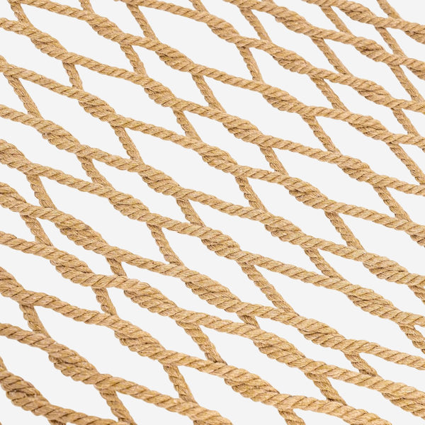Pattern of interwoven ropes on a white background