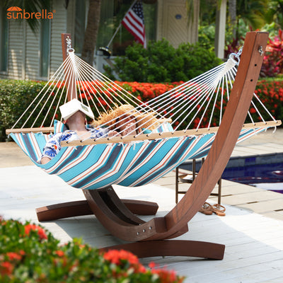 12 FT Sunbrella Single-layer Hammock With Stand