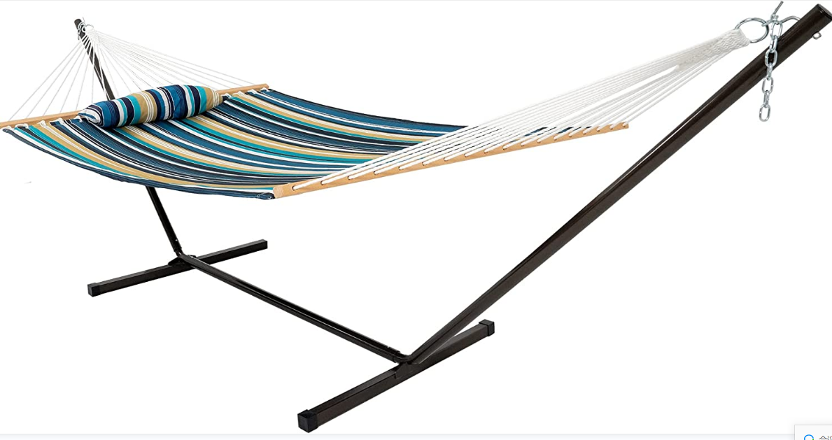 Deluxe Quilted Fabric Hammock Combo