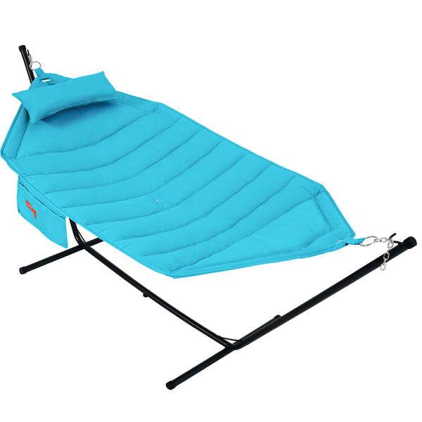 Deluxe_Hammock_with_Stand_Combo on a clean white background new.#color_blue