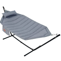 Deluxe_Hammock_with_Stand_Combo on a clean white background.#color_gray