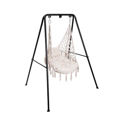 Swing Chair with Stand#color_white