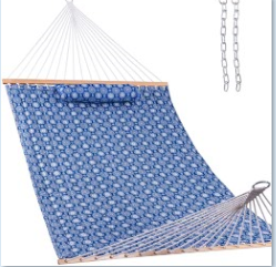 Large Double Reversible Quilted Hammock