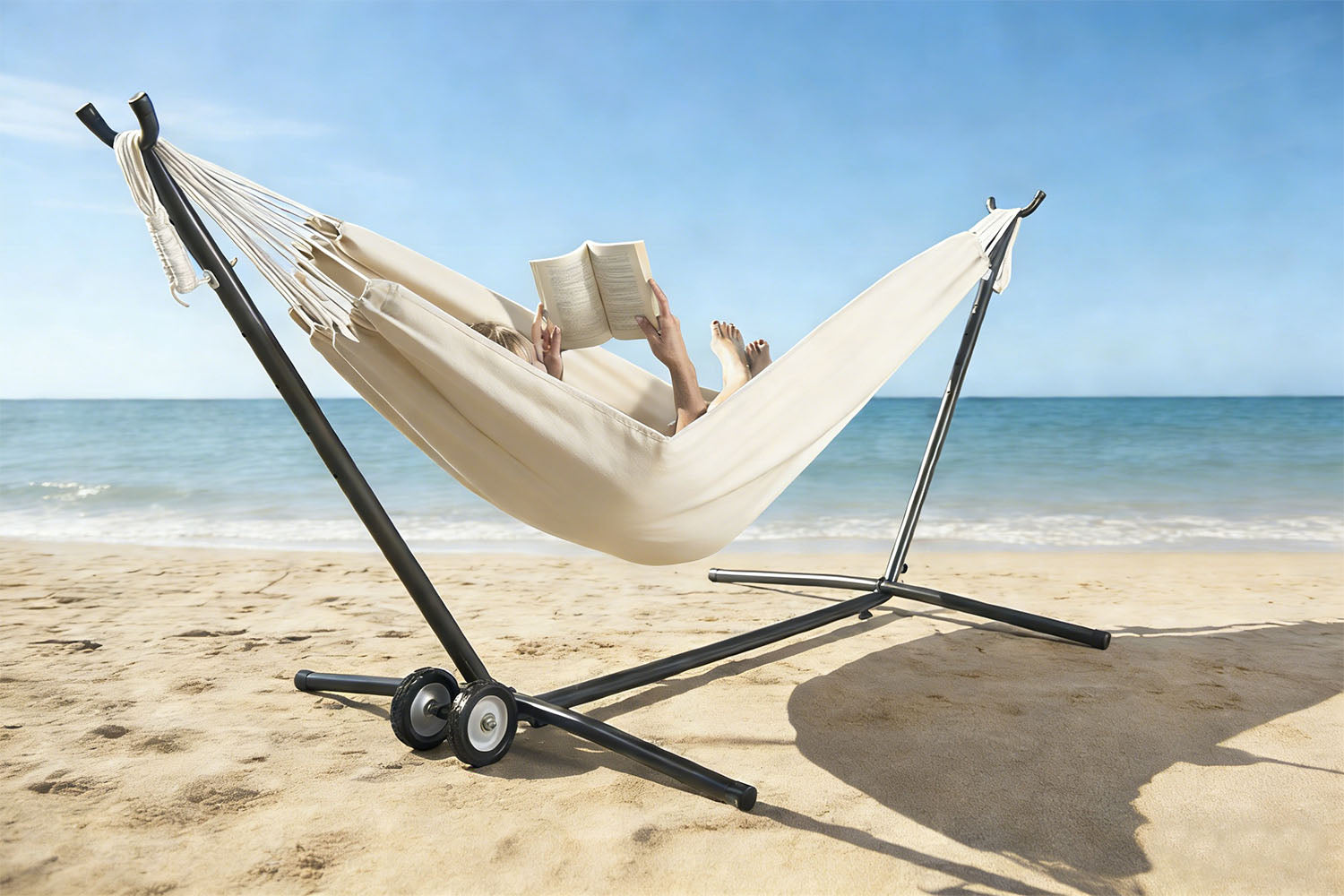 Outdoor Hammock Wheel Set, Smooth-Rolling 6 inch Heavy Duty