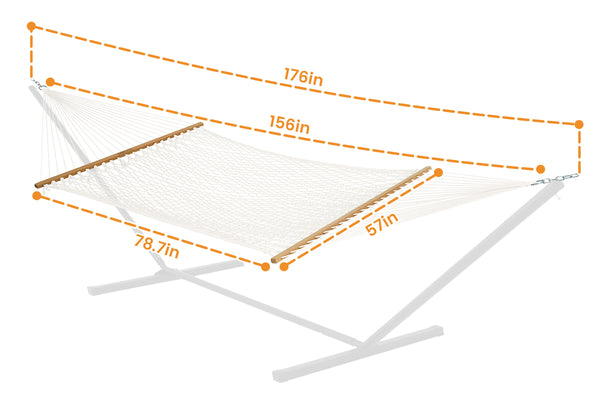 Lazy Daze Polyester Rope Hammock Specification