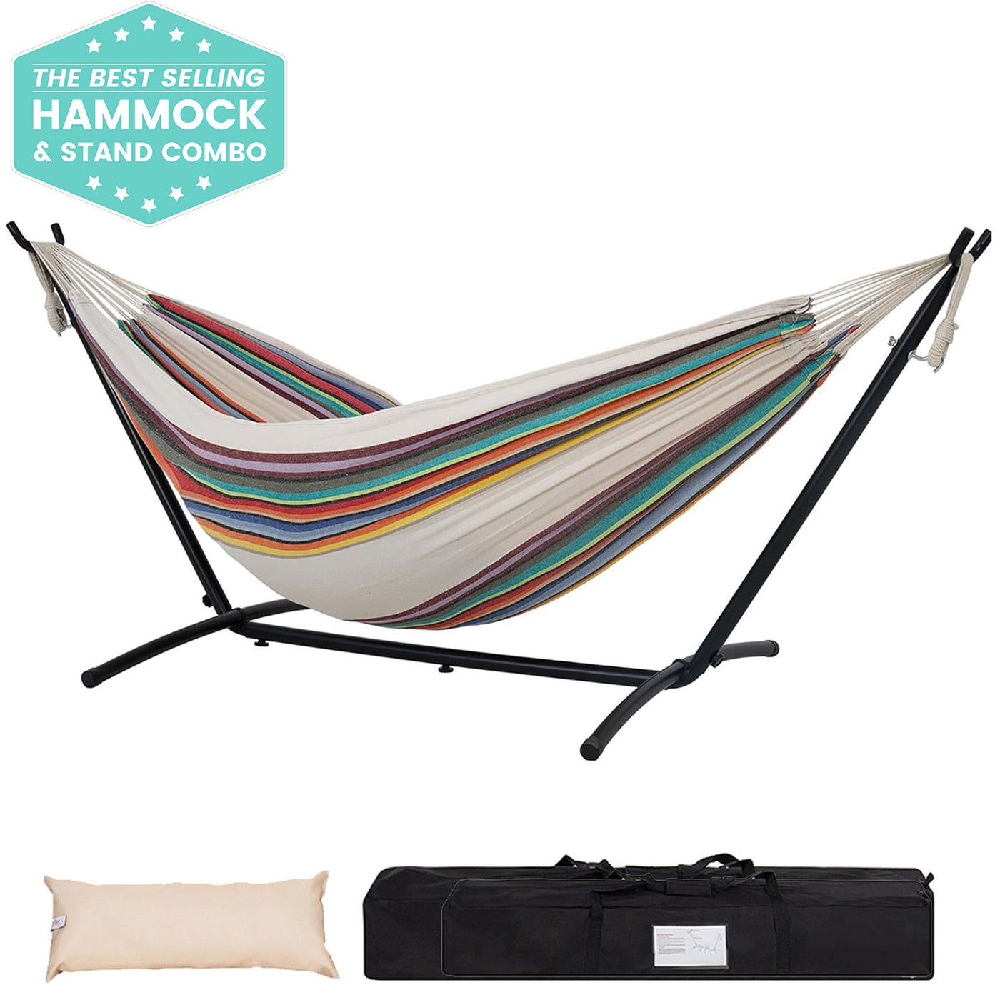 9 Foot Brazilian Hammock with Stand | Lazy Daze Hammocks