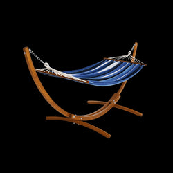 10.5 FT Cotton Fabric Hammock with Stand