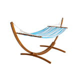 Cotton Fabric Hammock with Stand
