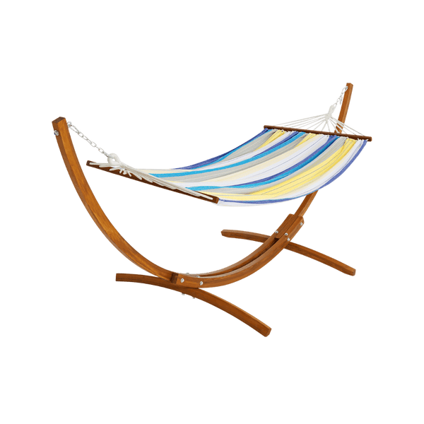 10.5 FT Cotton Fabric Hammock with Stand