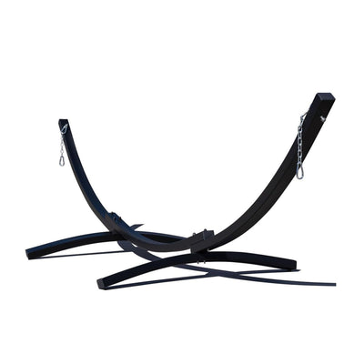 Lazy Daze 12 FT Steel Arc Hammock Stand, durable and reliable design.#color_black