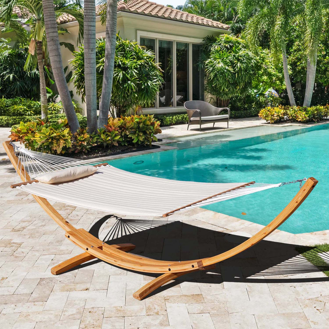 Hammock Stand 13 FT Arc Hardwood Durable Sturdy for Outdoor