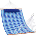 12 FT Large Double Stripes Quilted Hammock