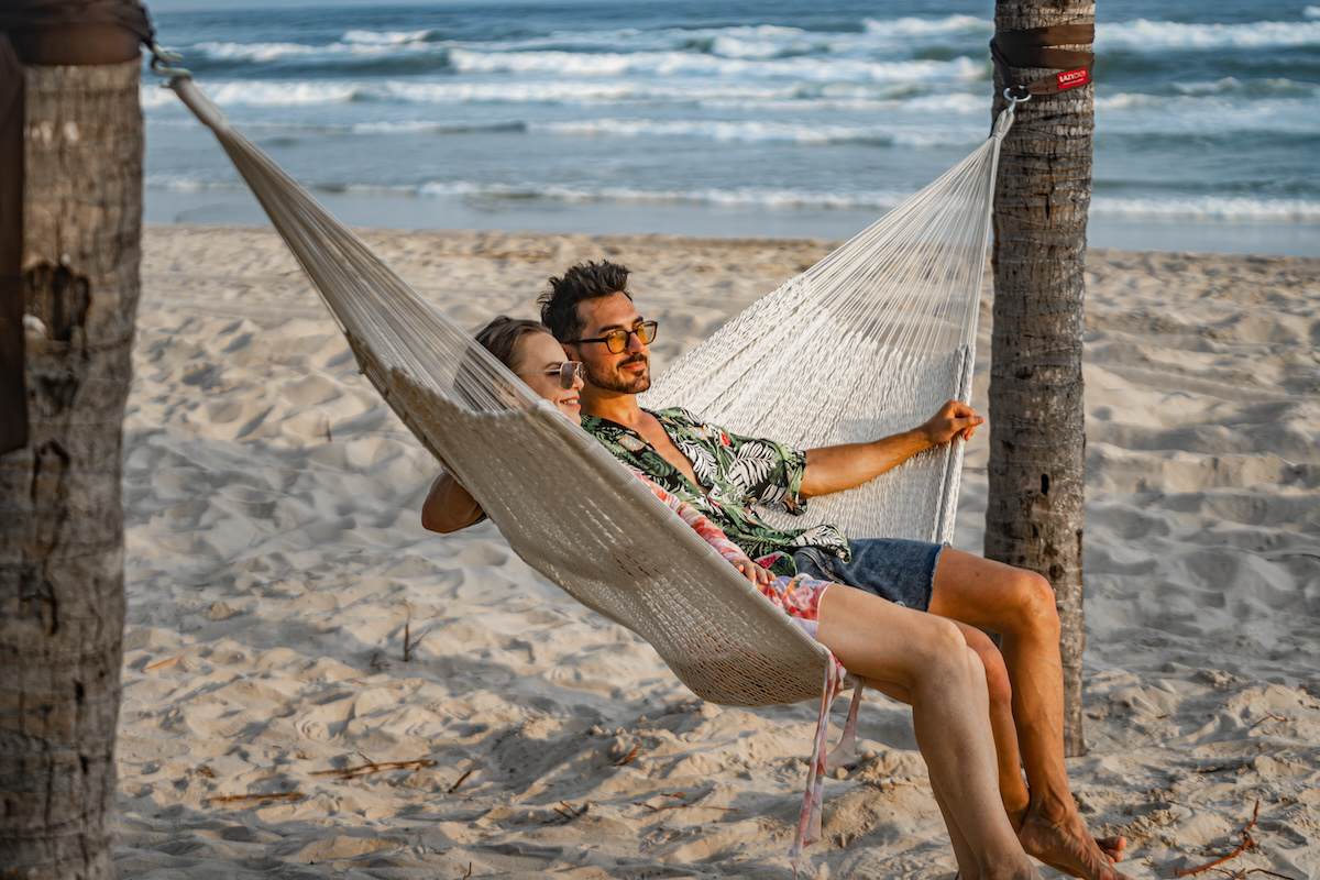 Hammock hanging banner