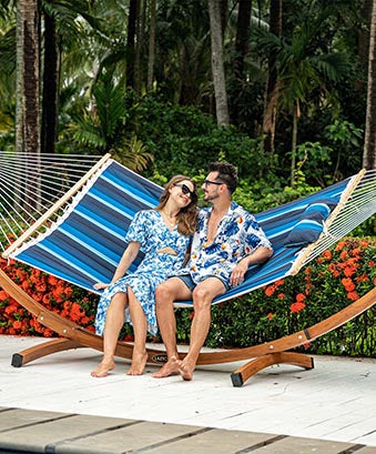 12 FT Sunbrella Double Quilted Hammock