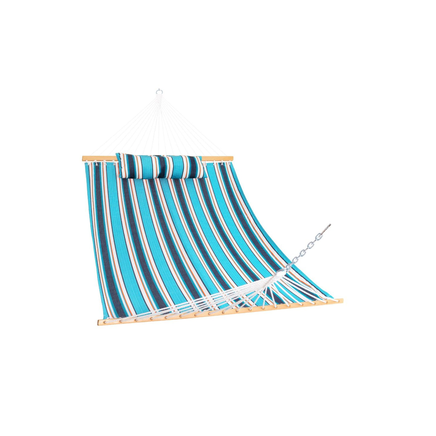 Lazy Daze Sunbrella Single Layer Hammock in a clean, white background.