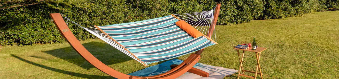 Hammock with Wooden stand promo