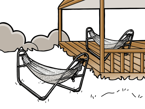 Hammock hanging dimensions image 2