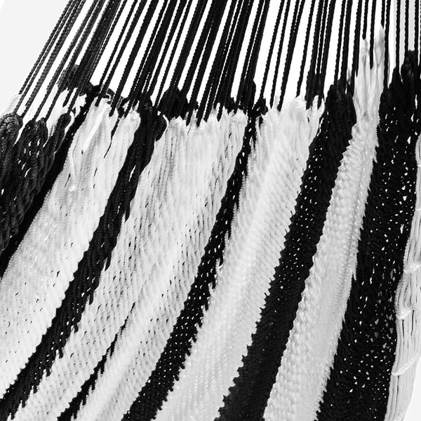 handwoven mayan rope hammock with stand