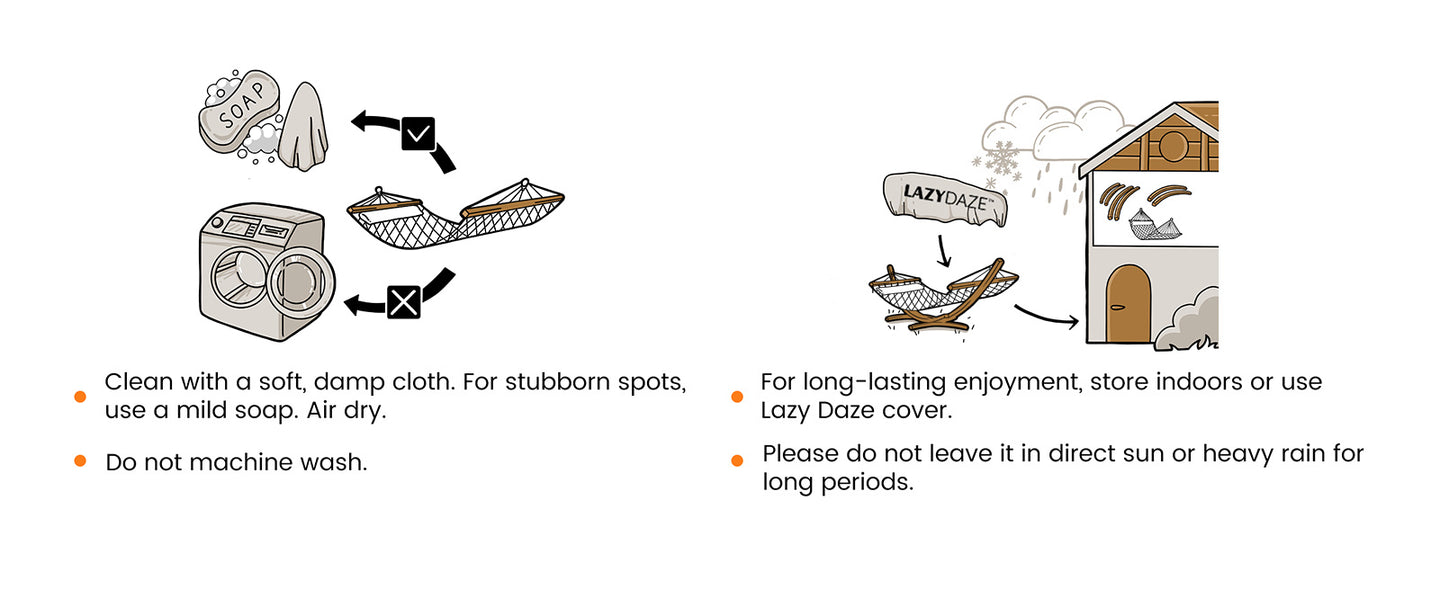 how to clean and maintance your rope_hammock_with_stand