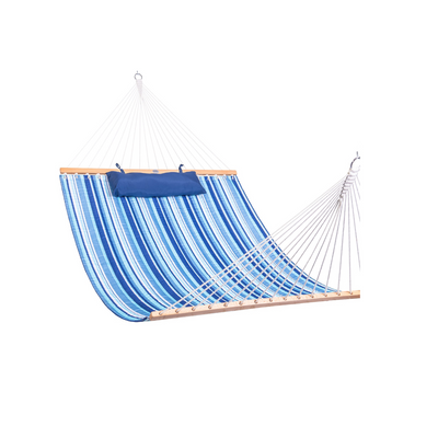 12 FT Large Double Stripes Quilted Hammock