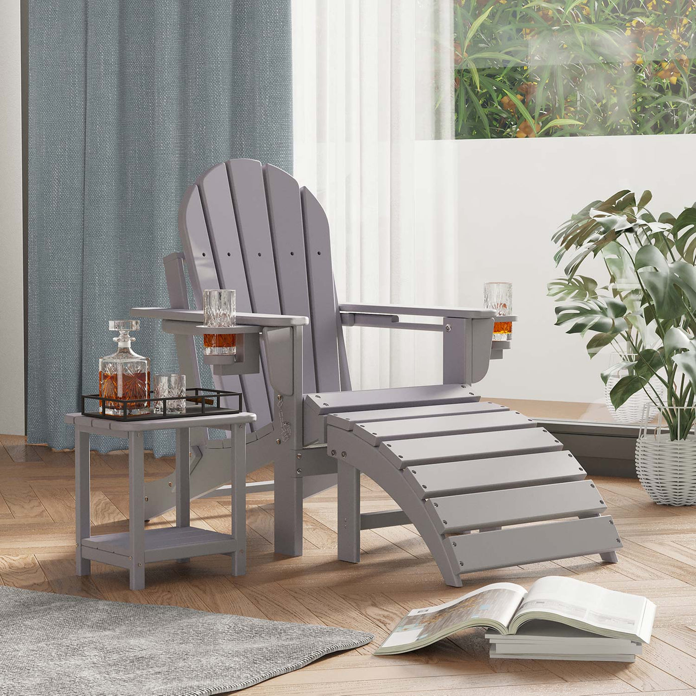 Adirondack Chair Ottoman#color_smoky-grey