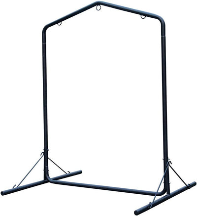Deluxe Steel Hanging Chair Stand with Heavy Duty Coated Frame