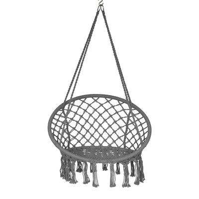 Hanging Macrame Chairr#color_grey