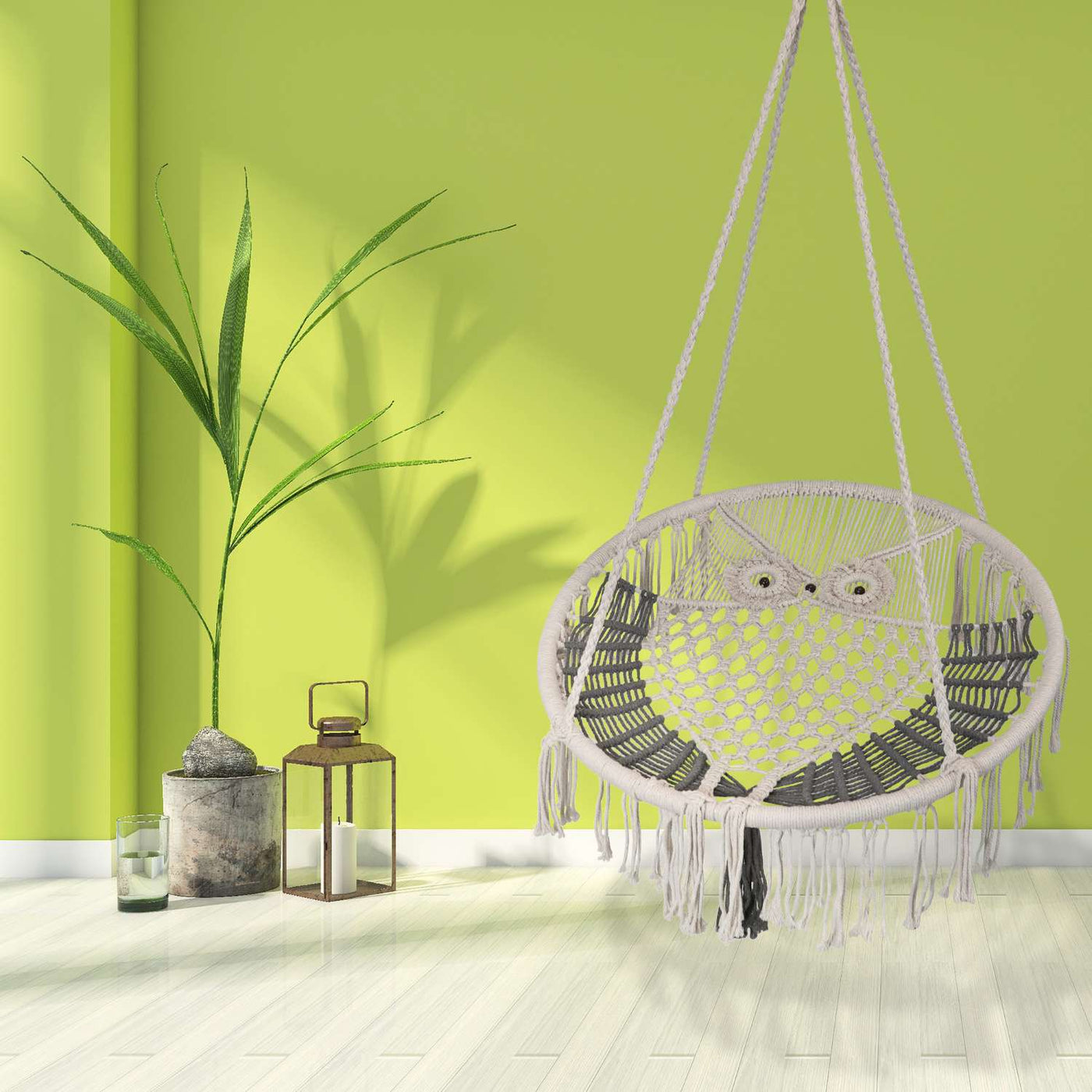 Hanging Macrame Chair#color_owl